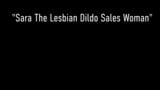 Lesbian Sales Woman Sara Jay Scissor Fucks Carmen Valentina! snapshot 1