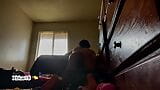 Student and teacher Fucking hard in the bedroom in the morning when everyone sleeps snapshot 1