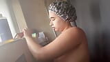 Taking a shower snapshot 1