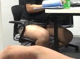 My classmate have sexy thigh snapshot 1