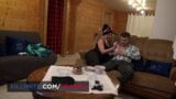 Sex in the chalet with hot blonde woman snapshot 4