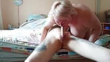 Slobbery deep throating and cum in mouth snapshot 13