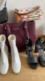 Collection cum on high heels, boots and handbags snapshot 9