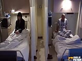 Brunette Japanese Plays with a Dude in the Hospital Before Riding a Big Toy snapshot 2