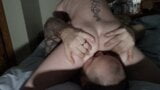 Redhead MILF cums on my face when she made me to eat her pussy snapshot 16