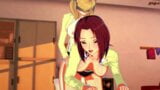 Kallen cưỡi con cặc của futa milly. mã geass hentai. snapshot 7