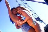 Lesbian sex with sexy latinas Princyy and Mayara Rodrigues snapshot 1