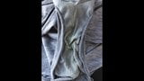 SD dirty panties: Grey, adding my cum to her bf's snapshot 1