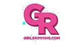 GIRLSRIMMING - Hot rimming MFF action with skinny teens Lili Charmelle and Selva Lapiedra snapshot 5