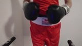 Boxer is edged before treadmill, creams n cums in groin cup snapshot 5