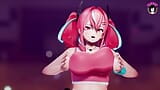 PiNK CAT Sexy Dance In Sport Shorts (3D HENTAI) snapshot 3