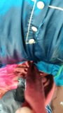 Đi tiểu và handjob với màu xám saree saree của chachi (65) snapshot 8