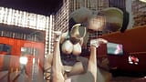 big cock man and big boob restaurant receptionist - 3d hentai  uncensored H5 snapshot 13