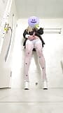 Crossdresser hellpunk_meow Masturbating in Nun dress & White stockings snapshot 7