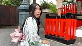 Chica asiática en kimono se la follan en Japón snapshot 17