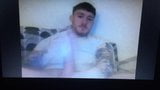 Str8 tattooed young bearded guy hard edging 10inch huge cock snapshot 7