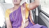 Schöner telugu-zimmermädchen-auto-sex, telugu-dirty-talks .. cremige momos ... snapshot 18