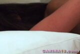 Carina 18 is getting naughty with her girlfriend on the bed snapshot 4