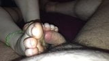 Wiping Dirt Off Feet Using losers dick snapshot 6