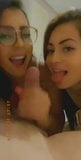 Two Latina Whores Sucking snapshot 1