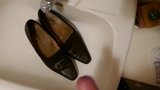 Cum in wifes brown work shoes snapshot 7