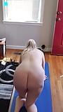 Vee Does Naked Yoga! Good One to Jerkoff to Guys! snapshot 3