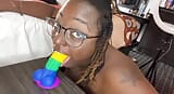 How Much of This Rainbow Can Nookiescookies Fit in Her Pussy snapshot 2