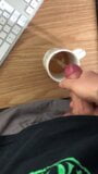 Jerking off good on a quick coffee break snapshot 3