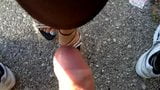 Shoejob, wytryski na stopy i buty snapshot 8