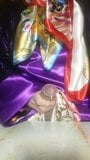 masturbation in satin scarves snapshot 2