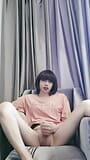 Travesti Ting Xuan se masturbou perto da janela do hotel snapshot 7