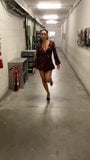 Cristina Pedroches dancing in miniskirt and heels snapshot 1