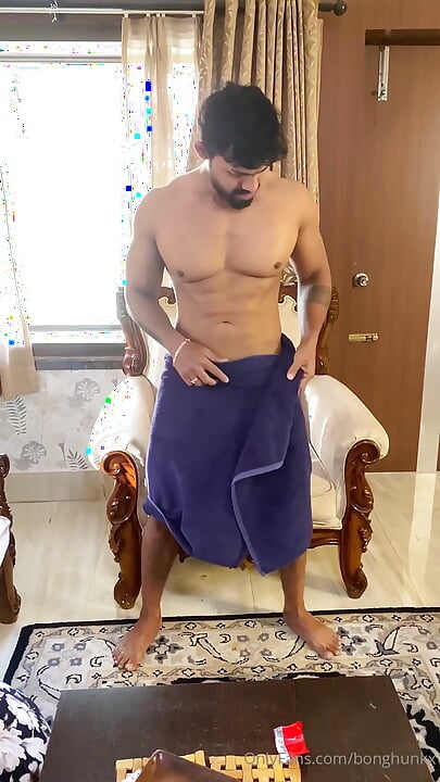 Towel Fun Handjob