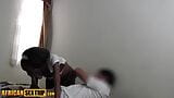 Ebony MILF Hooker Riding Reversed Cowgirl On Foreign Cock! snapshot 6