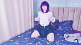 Kyoka Jiro gets used like a fuck toy! Big cock destroys her asshole and cums on feet snapshot 3