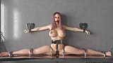 BDSM-zusammenstellung - hardcore-Metall-bondage und latexfetisch snapshot 4