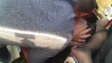 Dziewczyna z hubki dała swoją cipkę lizać w samochodzie! snapshot 8