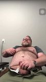 Stocky daddy cum in office snapshot 2