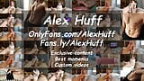 Athletic guy jerking off a big hard thick cock Moaning Cumming Strong orgasm AlexHuff snapshot 1