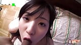 O brunetă japoneză norocoasă este futută și umplută cu spermă din nou și din nou în pizda ei dulce snapshot 7