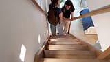 I discover my stepdaughter and her friend fucking on the stairs snapshot 11