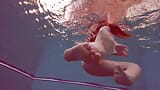 Pretty Polish teen Alice swimming without clothes on snapshot 14