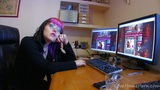 Nerdy Goth Chick Takes It In The Ass snapshot 1