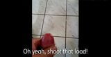 Distance multiple cumsquirting on my kitchenfloor snapshot 3