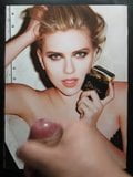 Scarlett Johansson sborra omaggio bukkake no. 2 snapshot 5