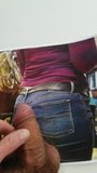 Cumtribute on VPL big butt in jeans lot of precum snapshot 2