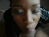 Cum on ebony face snapshot 2