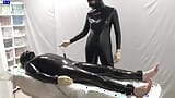 Mrs. Dominatrix and her experiments on a slave. Full video snapshot 4