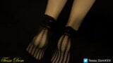 Mexican Tessa Dom gives an incredible feet show snapshot 7