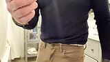 Never published, a verbal  jerk-off, test new lube and Tenga Egg, boxers, cumshot, tight jeans, edging with pre-cum. snapshot 1